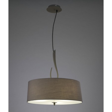 Colgante de techo 55cm LUA gris ceniza