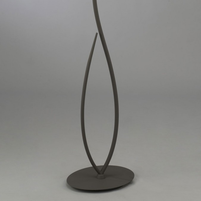 Lámpara de pie LUA gris ceniza