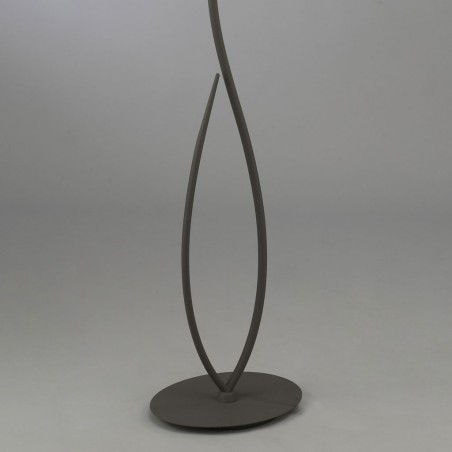 Lámpara de pie LUA gris ceniza