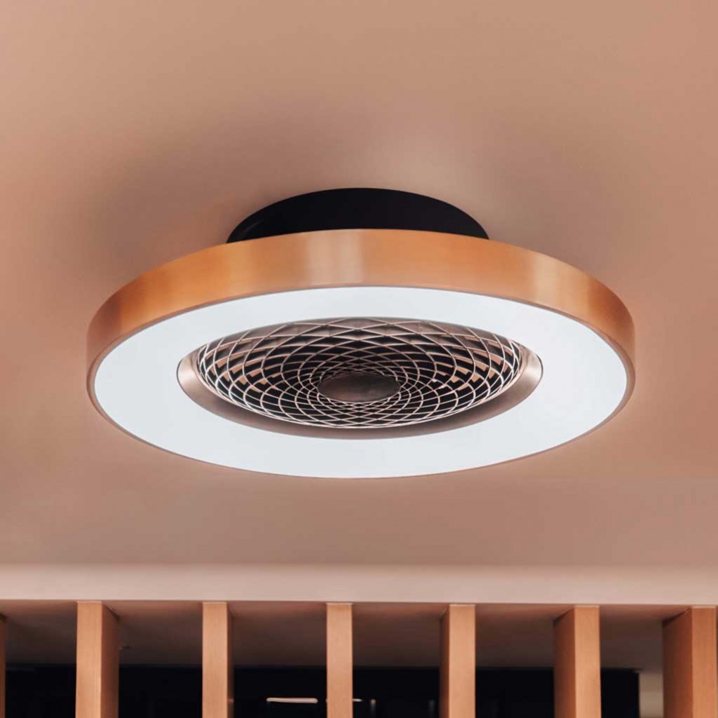 Ventiladores de techo diseño con luz led integrada